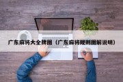 广东麻将大全牌图（广东麻将规则图解说明）