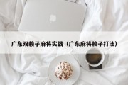广东双赖子麻将实战（广东麻将赖子打法）