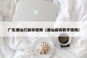 广东潮汕打麻将视频（潮汕麻将教学视频）