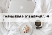 广东麻将自摸赢多少（广东麻将开始摸几个牌）